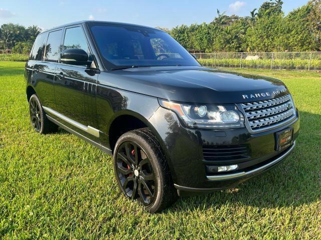 SALGS2FE8HA328868 - 2017 LAND ROVER RANGE ROVE SUPERCHARGED BLACK photo 4