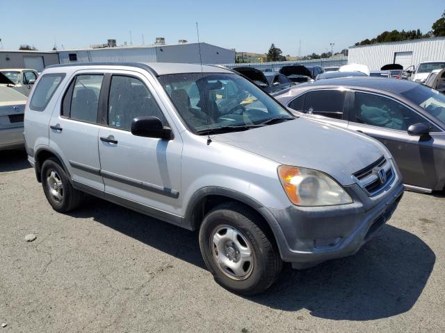 JHLRD78462C015067 - 2002 HONDA CR-V LX SILVER photo 4