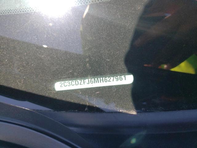 2C3CDZFJ6MH627961 - 2021 DODGE CHALLENGER R/T SCAT PACK BLACK photo 12