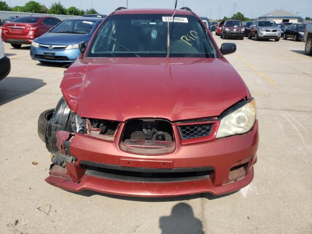 JF1GG61677H818942 - 2007 SUBARU IMPREZA 2.5I MAROON photo 5