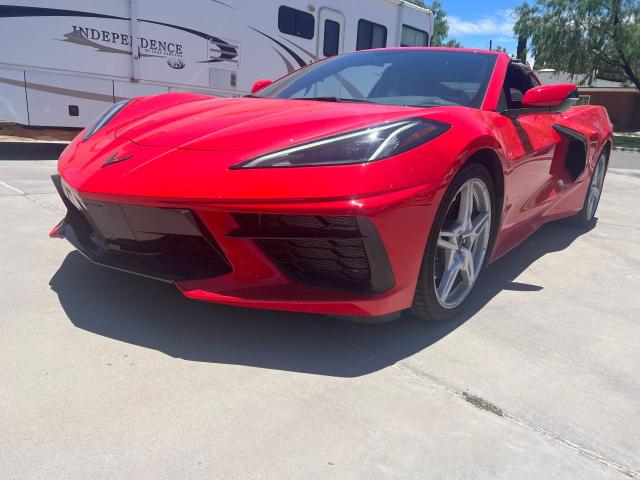 1G1YA2D47P5106220 - 2023 CHEVROLET CORVETTE STINGRAY 1LT RED photo 2