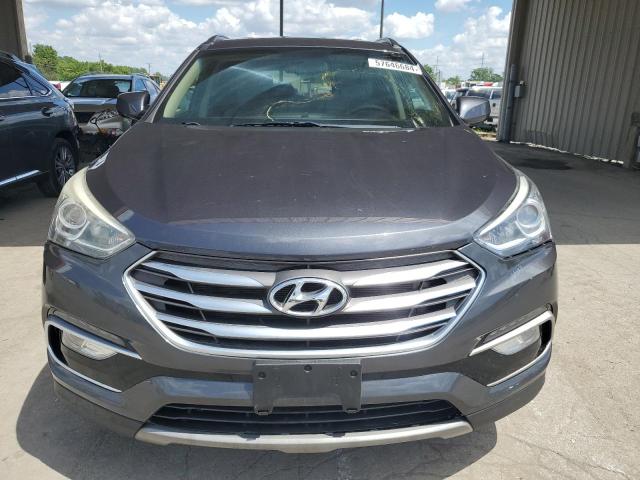 5XYZU3LB9HG430223 - 2017 HYUNDAI SANTA FE S GRAY photo 5