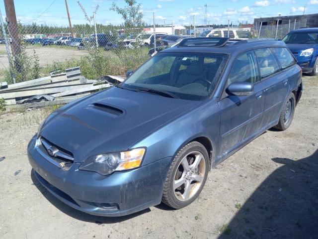 4S3BP676154328075 - 2005 SUBARU LEGACY GT LIMITED BLUE photo 1