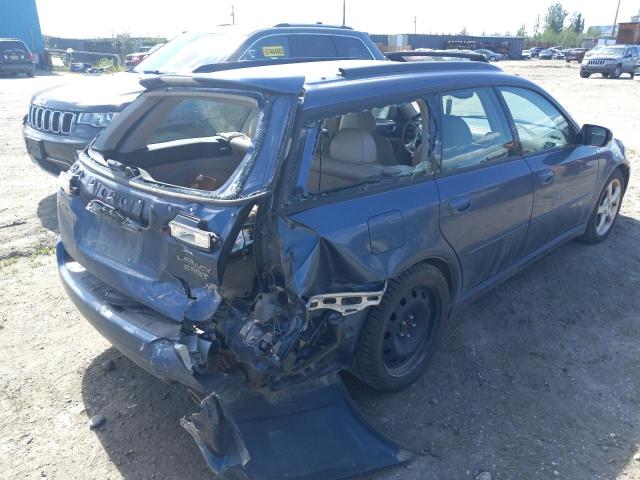 4S3BP676154328075 - 2005 SUBARU LEGACY GT LIMITED BLUE photo 3