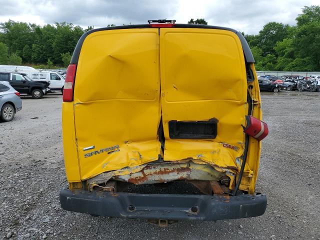 1GTW7GCA9C1900056 - 2012 GMC SAVANA G2500 YELLOW photo 6