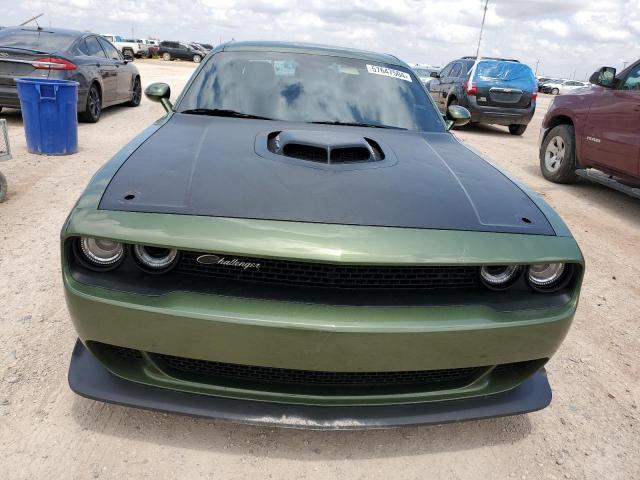 2C3CDZFJ1NH241837 - 2022 DODGE CHALLENGER R/T SCAT PACK GREEN photo 5