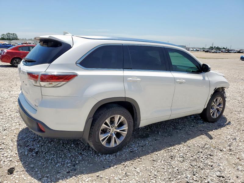 5TDKKRFH7FS074462 - 2015 TOYOTA HIGHLANDER XLE WHITE photo 3
