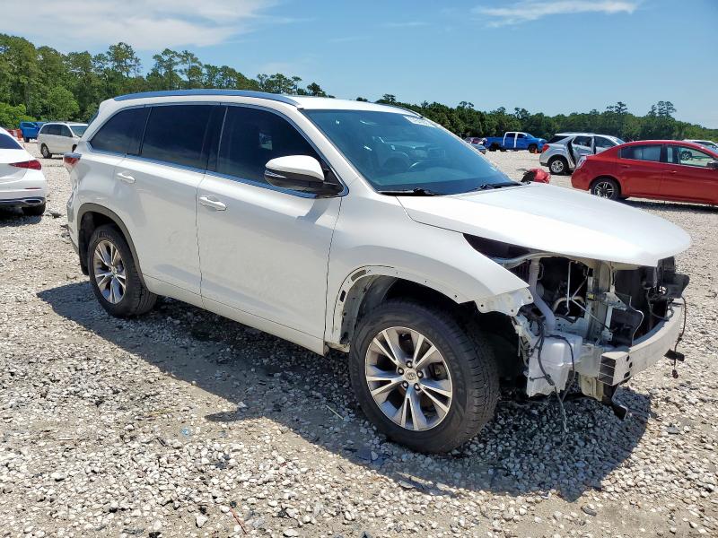 5TDKKRFH7FS074462 - 2015 TOYOTA HIGHLANDER XLE WHITE photo 4
