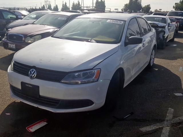 3VW2K7AJ4CM353682 - 2012 VOLKSWAGEN JETTA BASE  ფოტო 2