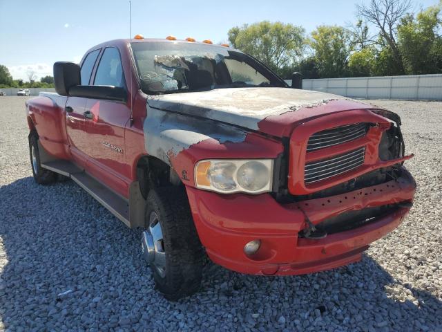 3D3MS48C55G759531 - 2005 DODGE RAM 3500 ST RED photo 1