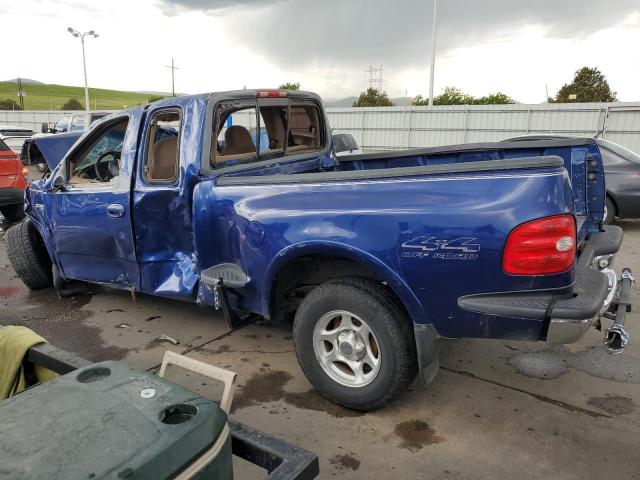 2FTEX08L9VCA42604 - 1997 FORD F150 BLUE photo 2