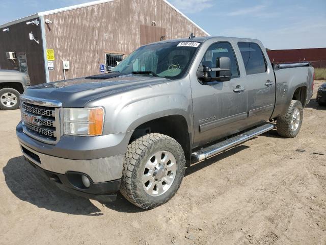 1GT121CG0EF153690 - 2014 GMC SIERRA K2500 SLT GRAY photo 2