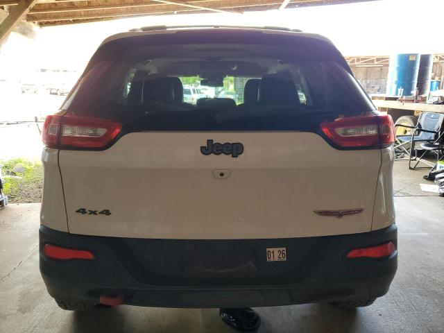 1C4PJMBB2JD569170 - 2018 JEEP CHEROKEE TRAILHAWK WHITE photo 6