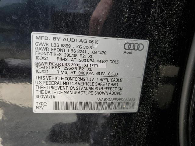 WA1DGAFE2FD032823 - 2015 AUDI Q7 PRESTIGE 黑色 照片 14