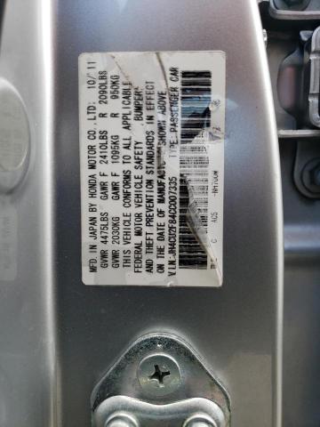 JH4CU2F84CC007335 - 2012 ACURA TSX SE SILVER photo 12