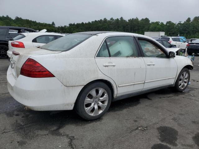 1HGCM56446A143370 - 2006 HONDA ACCORD LX WHITE photo 3