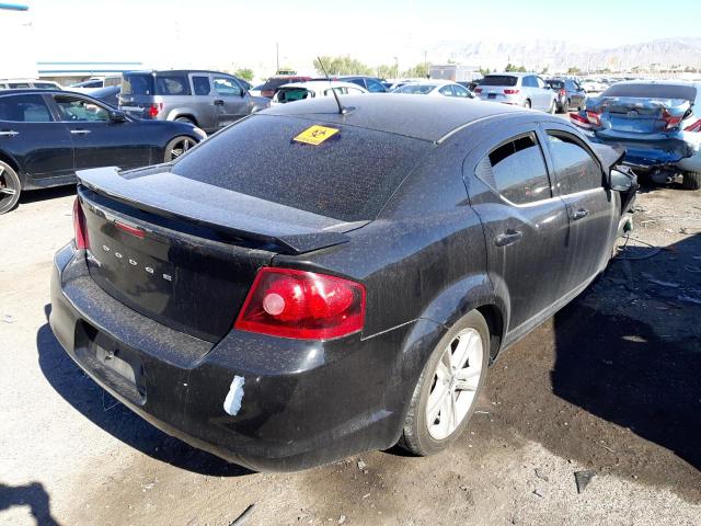 1B3BD1FG2BN513488 - 2011 DODGE AVENGER MAINSTREET BLACK photo 4