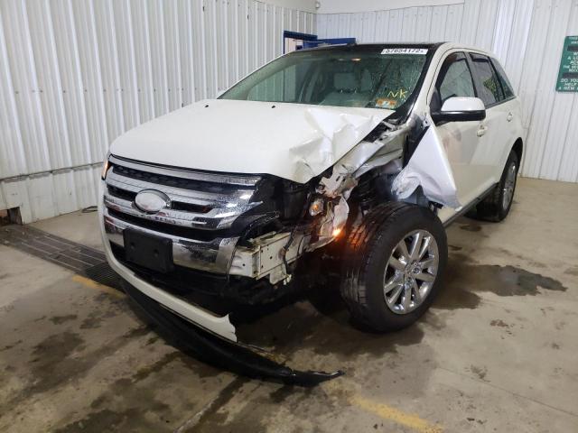 2FMDK3JCXDBA30371 - 2013 FORD EDGE SEL WHITE photo 9