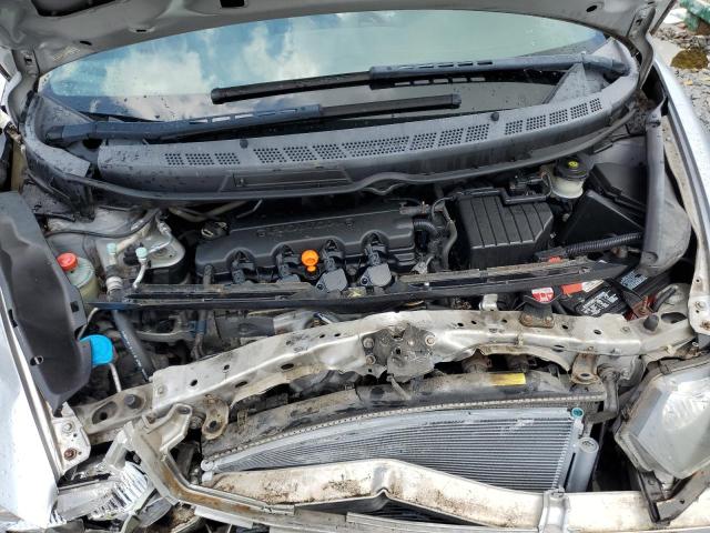 2HGFG12828H579452 - 2008 HONDA CIVIC EX SILVER photo 11