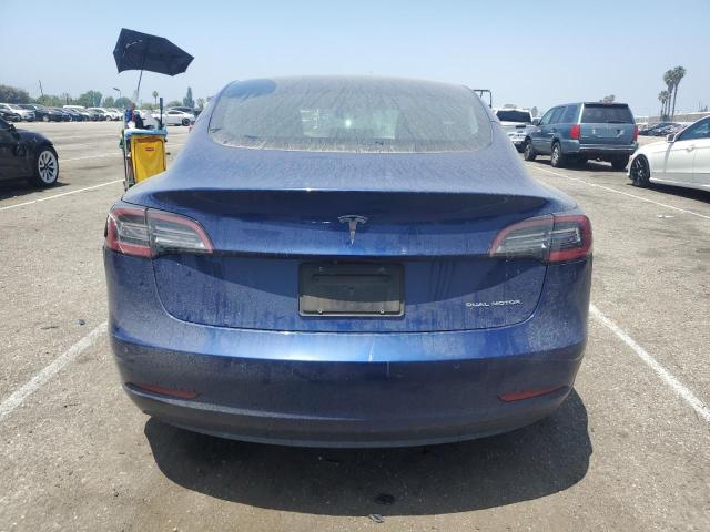 5YJ3E1EB4LF651040 - 2020 TESLA MODEL 3 BLUE photo 6