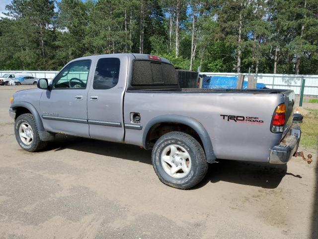 5TBBT4412YS064438 - 2000 TOYOTA TUNDRA ACCESS CAB ნაცრისფერი ფოტო 2