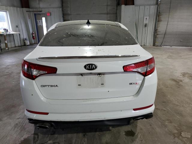 5XXGR4A63DG232630 - 2013 KIA OPTIMA SX WHITE photo 6