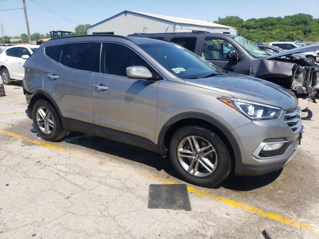 5XYZUDLB3JG568030 - 2018 HYUNDAI SANTA FE S GRAY photo 4