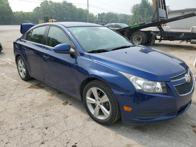 1G1PE5SB9D7109283 - 2013 CHEVROLET CRUZE LT BLUE photo 4