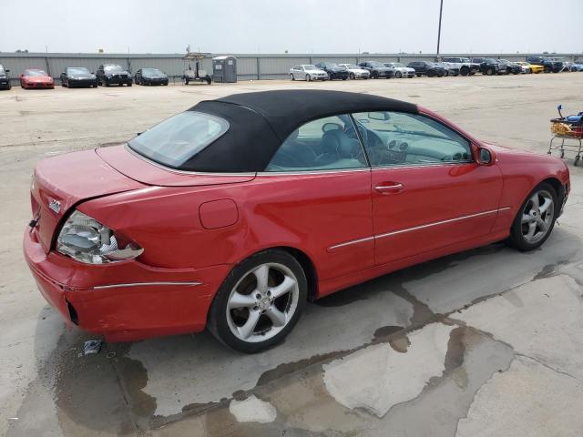 WDBTK65J75F122711 - 2005 MERCEDES-BENZ CLK320 320 RED photo 3