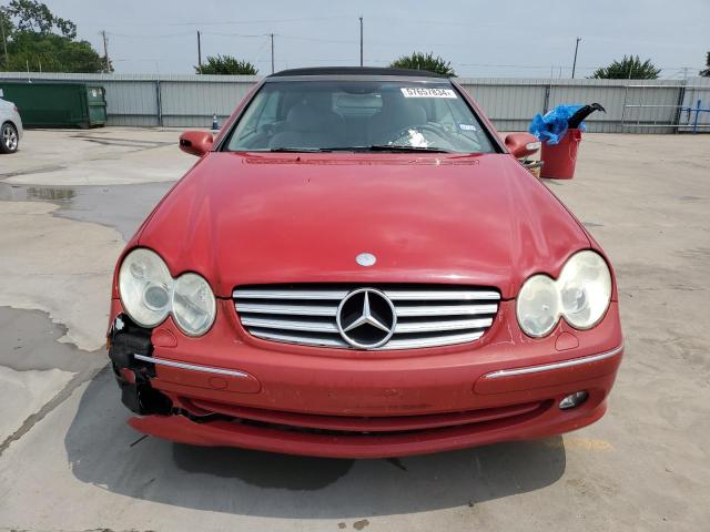 WDBTK65J75F122711 - 2005 MERCEDES-BENZ CLK320 320 RED photo 5