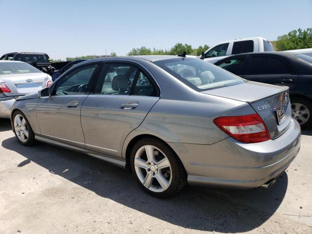 WDDGF8BB4BR143600 - 2011 MERCEDES-BENZ C 300 4MATIC GRAY photo 2