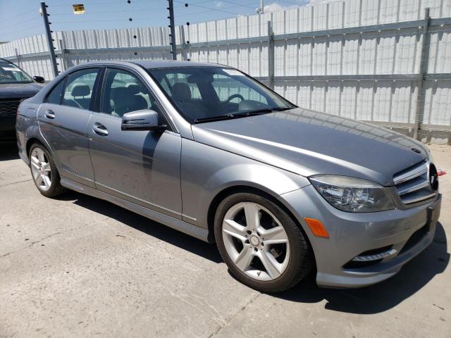 WDDGF8BB4BR143600 - 2011 MERCEDES-BENZ C 300 4MATIC GRAY photo 4