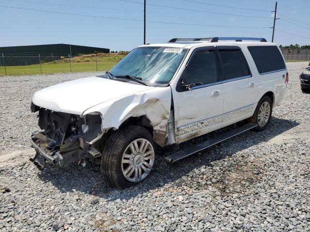 5LMJJ3H55BEJ00189 - 2011 LINCOLN NAVIGATOR L WHITE photo 1