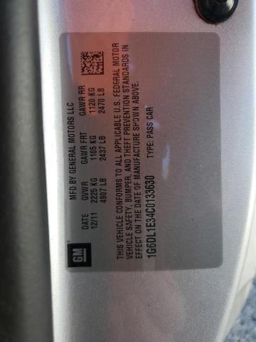 1G6DL1E34C0133630 - 2012 CADILLAC CTS PERFORMANCE COLLECTION Plata foto 13