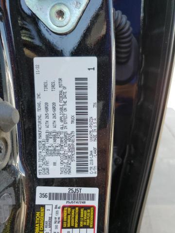 5TFMC5DBXPX017679 - 2023 TOYOTA TUNDRA CREWMAX PLATINUM Qara foto 12