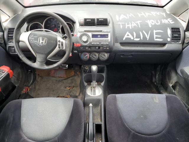 JHMGD386X7S062919 - 2007 HONDA FIT S RED photo 8