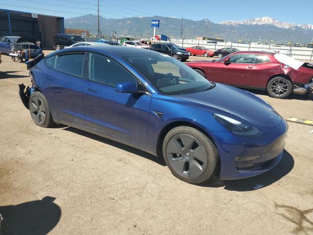 5YJ3E1EA3PF668201 - 2023 TESLA MODEL 3 BLUE photo 4