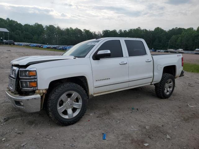 3GCUKSECXFG444467 - 2015 CHEVROLET SILVERADO K1500 LTZ WHITE photo 1