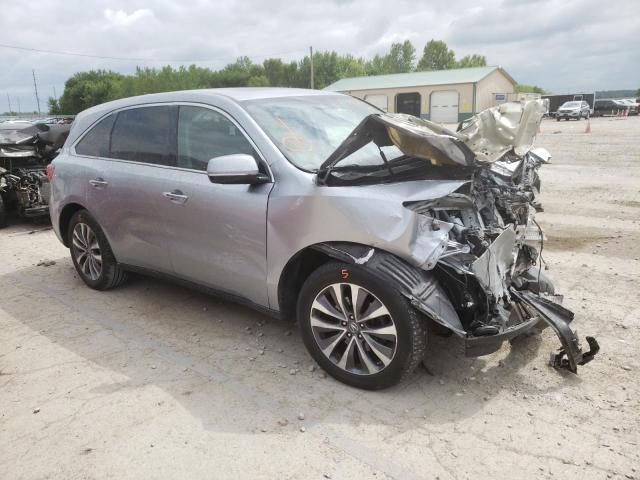 5FRYD4H41GB005577 - 2016 ACURA MDX TECHNOLOGY SILVER photo 4