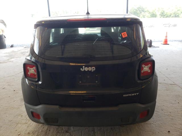 ZACNJAAB3KPK24317 - 2019 JEEP RENEGADE SPORT BLACK photo 6