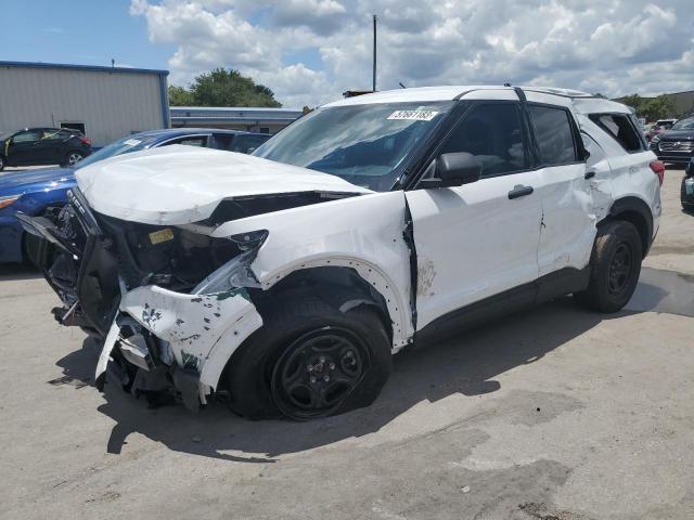 1FM5K8AW1LGC34981 - 2020 FORD EXPLORER POLICE INTERCEPTOR WHITE photo 1