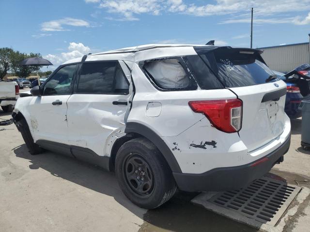 1FM5K8AW1LGC34981 - 2020 FORD EXPLORER POLICE INTERCEPTOR WHITE photo 2