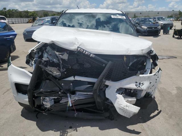 1FM5K8AW1LGC34981 - 2020 FORD EXPLORER POLICE INTERCEPTOR WHITE photo 5