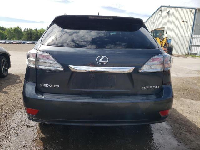 2T2BK1BA2AC049881 - 2010 LEXUS RX 350 GRAY photo 6