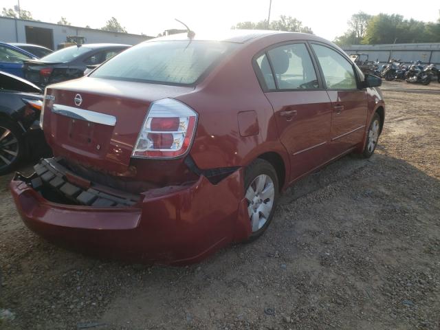 3N1AB6APXAL668621 - 2010 NISSAN SENTRA 2.0 RED photo 4