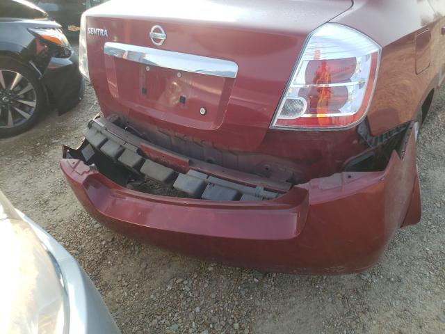 3N1AB6APXAL668621 - 2010 NISSAN SENTRA 2.0 RED photo 9