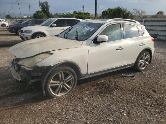 JN1AJ0HP9BM802242 - 2011 INFINITI EX35 BASE WHITE photo 1