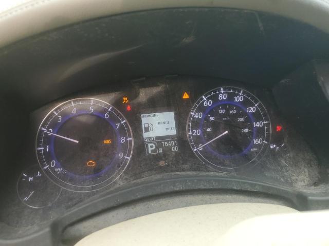 JN1AJ0HP9BM802242 - 2011 INFINITI EX35 BASE WHITE photo 9