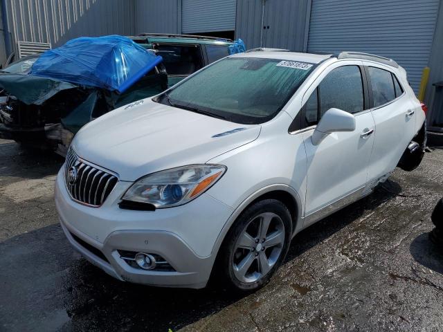 KL4CJDSB8DB172975 - 2013 BUICK ENCORE PREMIUM WHITE photo 1