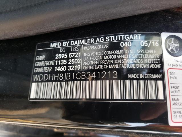 WDDHH8JB1GB341213 - 2016 MERCEDES-BENZ E 350 4MATIC WAGON BLACK photo 13